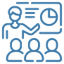 Icone de palestra e treinamentos