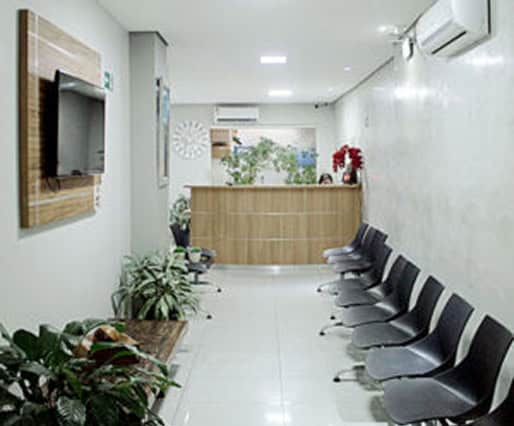 Sala de espera da clinica LGSO